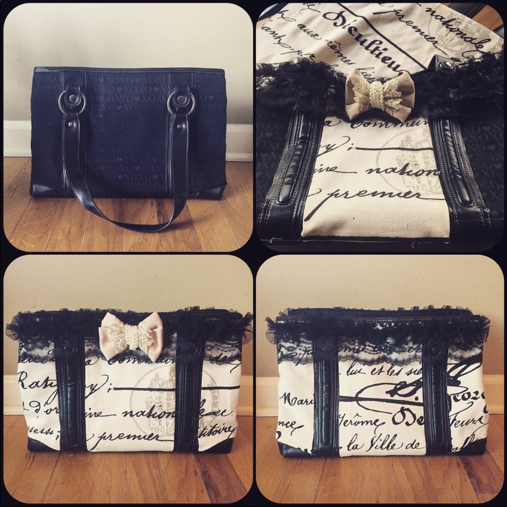 Revamped XOXO cosmetic bag